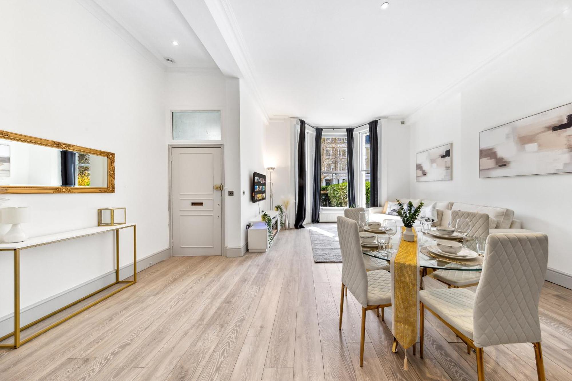Minimalist Luxe 2br Designer Retreat In Prime Kensington For 6 Next To Station Harrods Apartment *